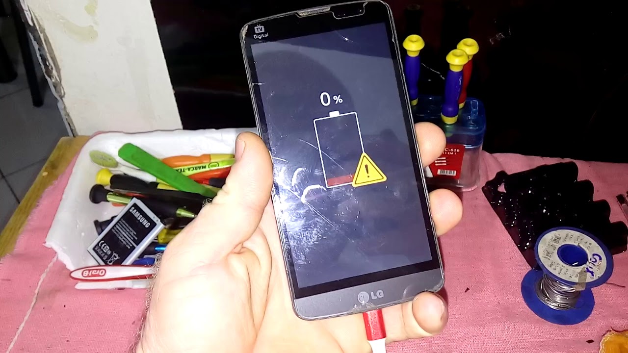 LG-d337 PISCANDO A TELA QUANDO LIGA! *LG L Prime*
