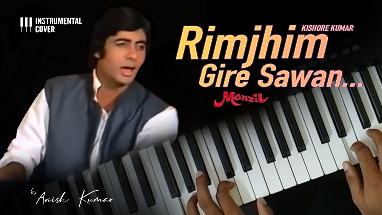 Rimjhim Gire Sawan | Instrumental & Live Piano/Keyboard Notes - Kishore Kumar, Amitabh Bachchan