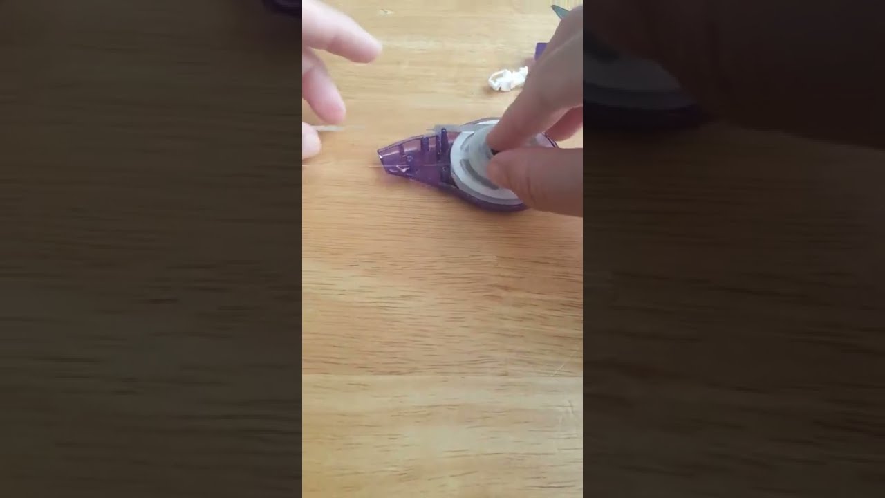 👍How to FIX a BROKEN [BIC] White-Out EZ correction Tape 👀 FAST & EASY FIX