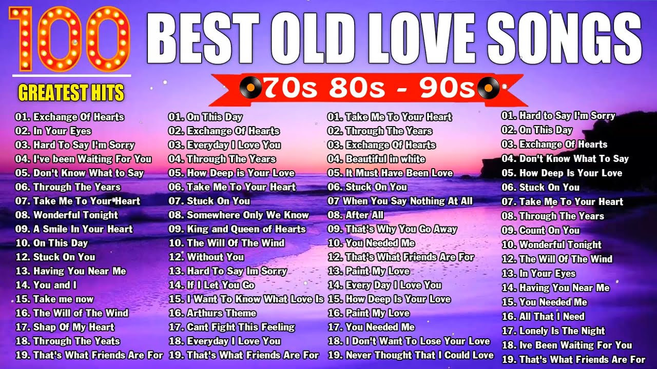 💖 100 BEST LOVE SONGS OF THE 70S 80S 90S–GREATEST ROMANTIC HITS | AIR SUPPLY, LIONEL RICHIE,BEE GEES