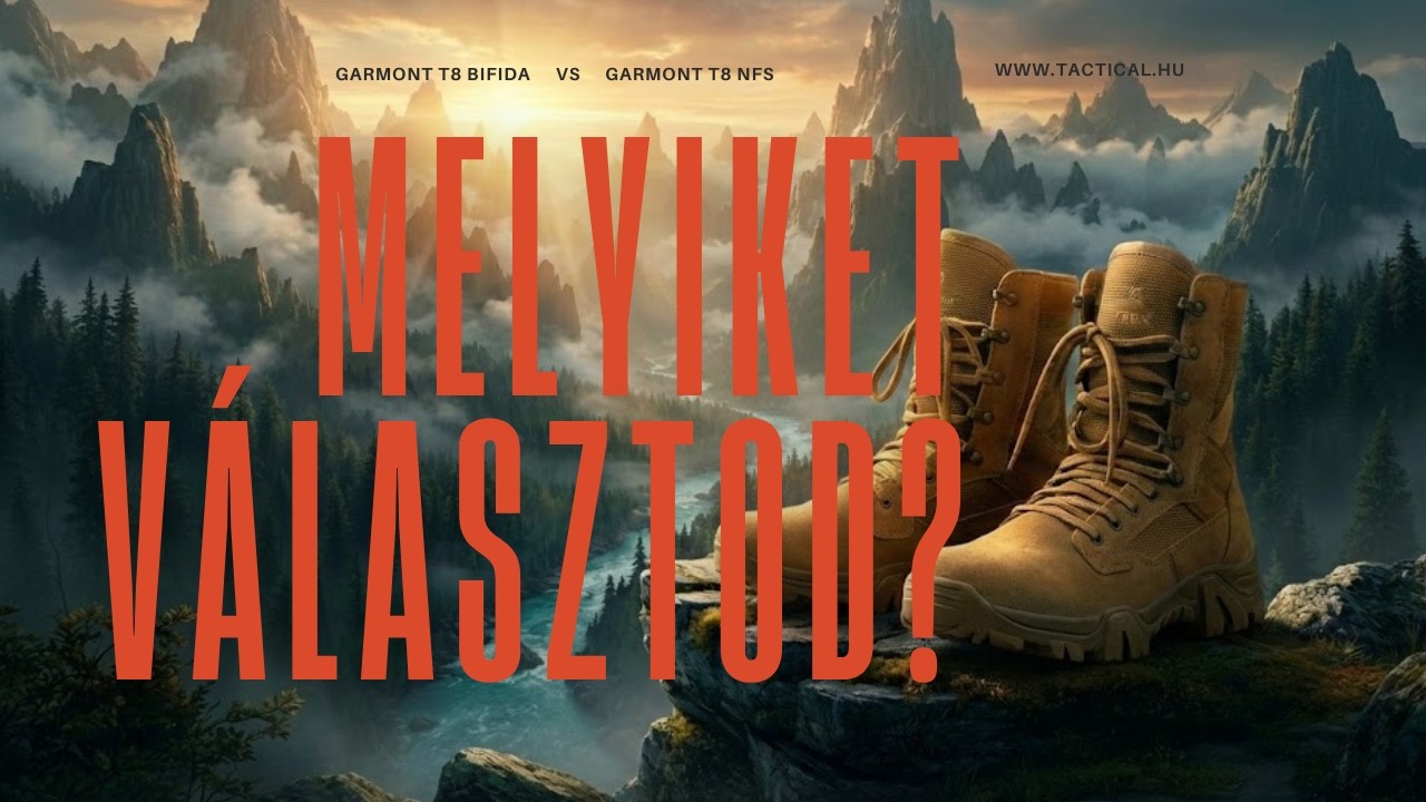 A NATO katonák kedvence: Garmont T8 NFS vs. Bifida – Mi a különbség?