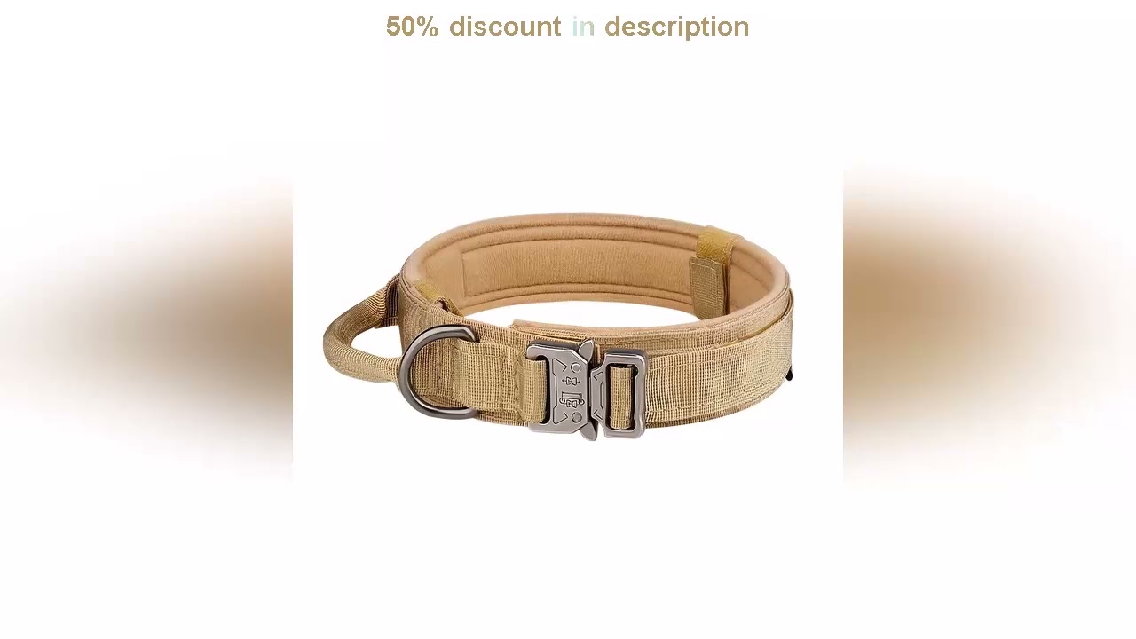Best product reviews : Dog Training Collar Adjustable Tactical Dog Collar And Leash Set Contr