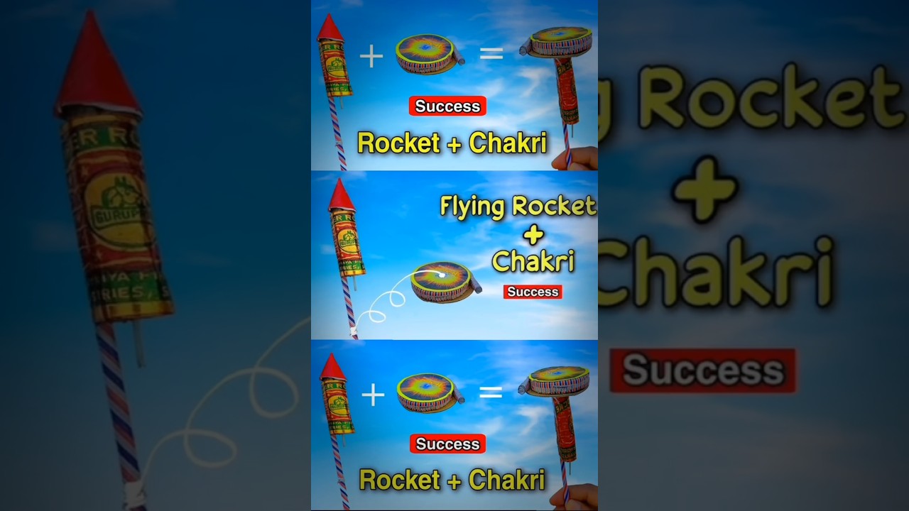 rocket 🚀+chakri experiment success 🥰🤔😳😲