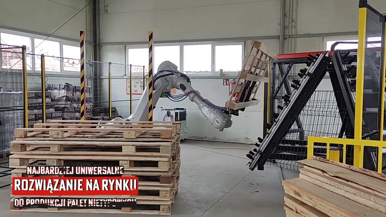 Zbijarka do Palet z robotem sztaplującym STAKMA