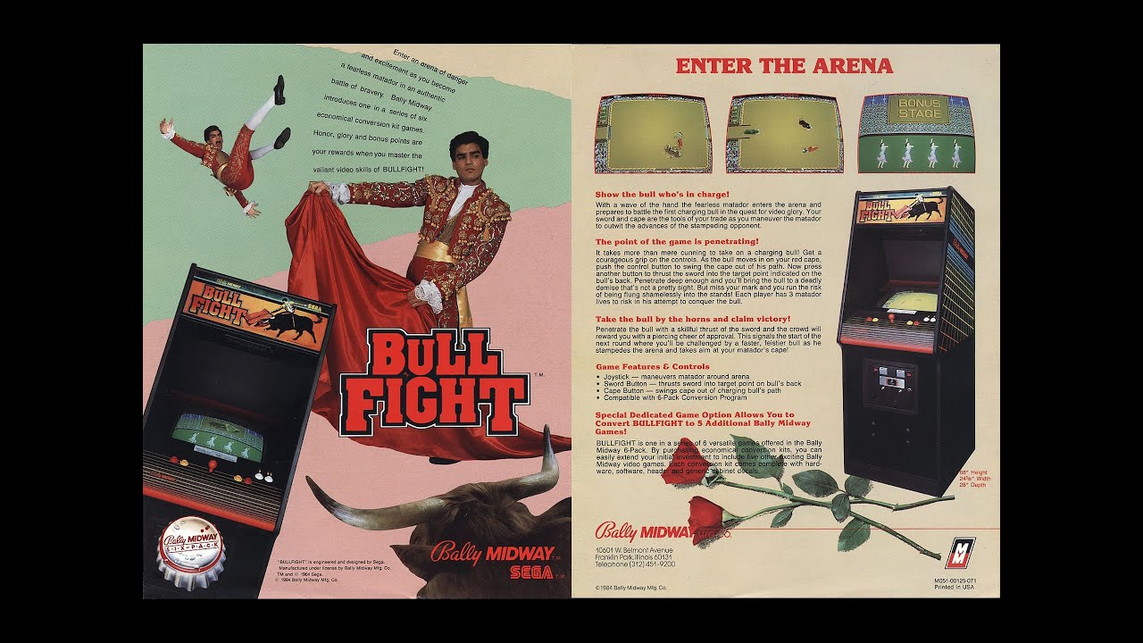 MiSTer FPGA - Bullfight (ザ・闘牛) [PB 184,780] / Sega System 1 Arcade