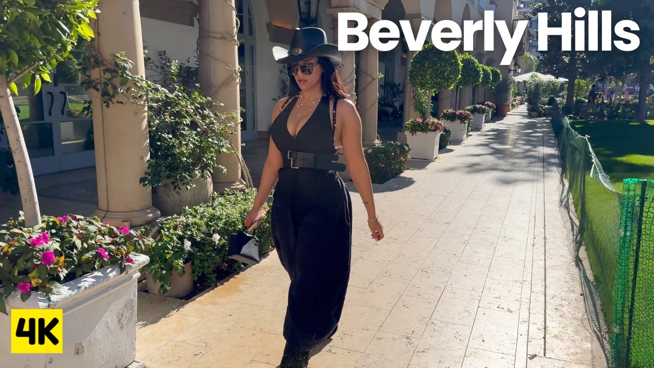 Beverly Hills Street Glamour on Rodeo Drive🌴 Beverly Hills Walk 4K
