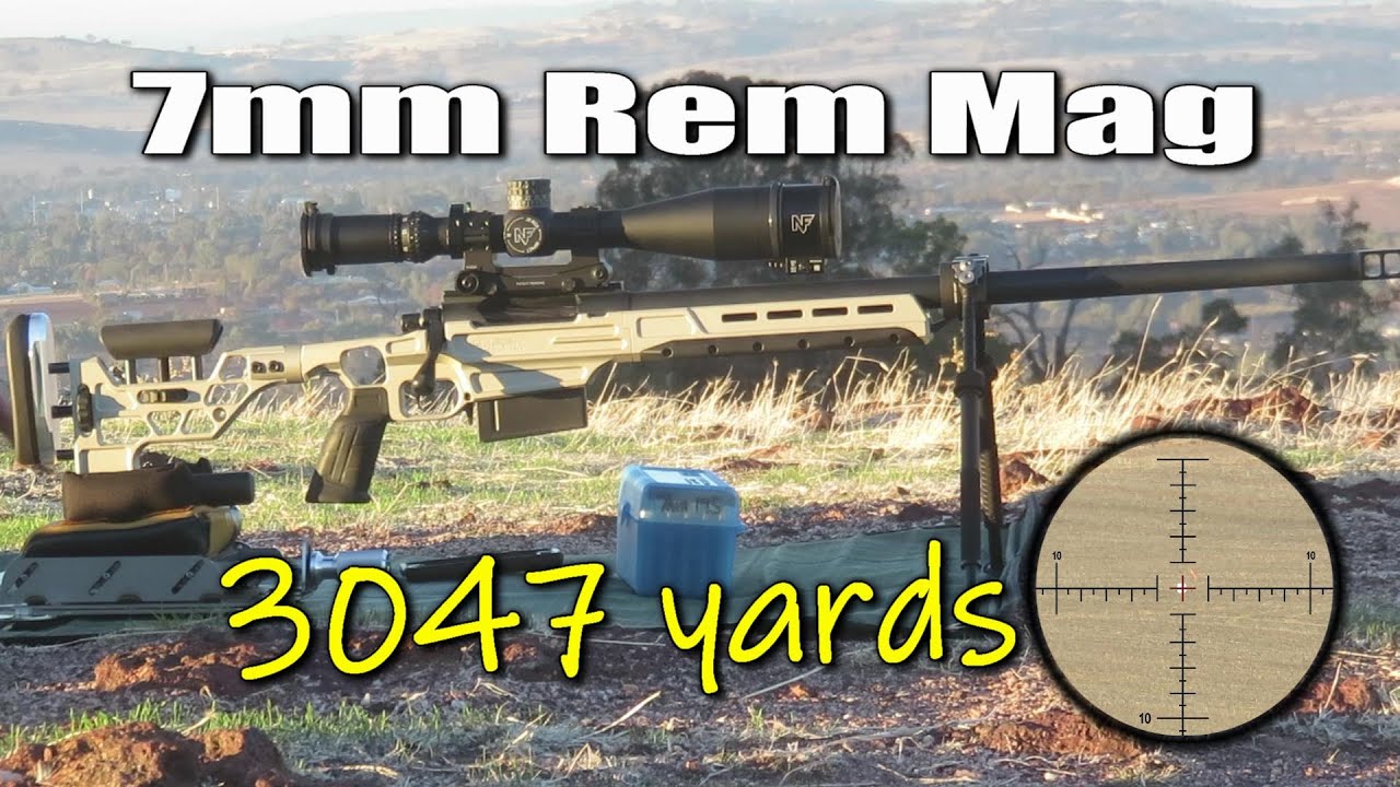 7mm Rem Mag at 3047 yards