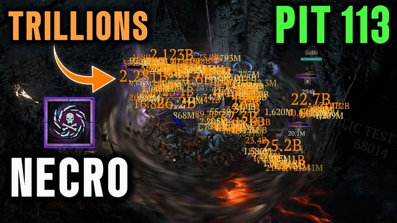 INFINITE SHADOWSTORM Necro DESTROYS PIT 113 |Diablo 4 Season 10 PTR Endgame Necromancer Build 