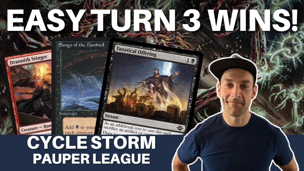 STILL SO FAST! - Pauper Cycle Storm can win on turn 3 and has tons of power!