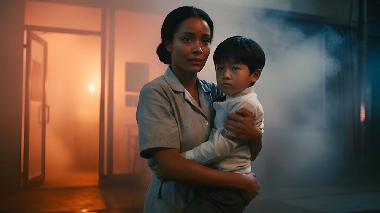 A Dark-Skinned Cleaning Lady Saved The SON Of A Korean MAFIA Boss From A Fire And He Called Her Mom!