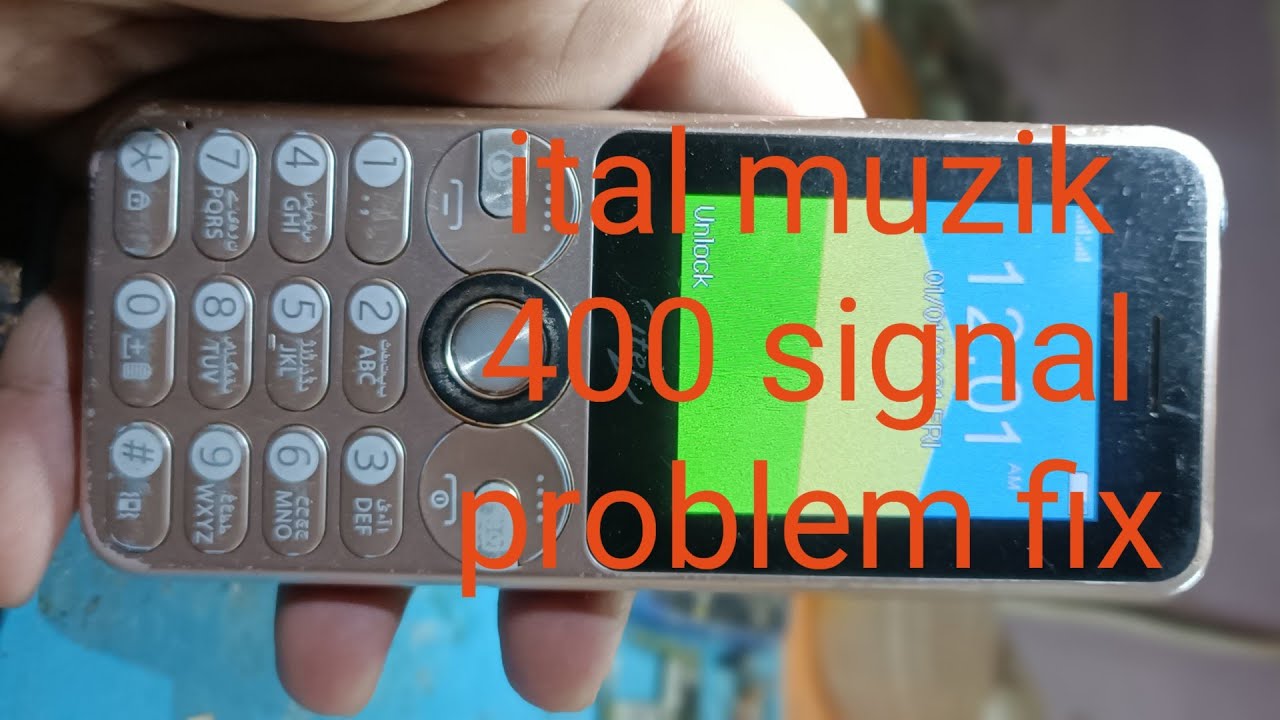 how to fix ital muzik 400 signal problem