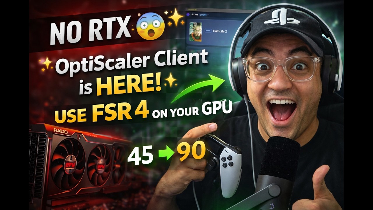 Optiscaler Client is HERE ! Auto Install , Bulk Install FSR 4 INT8, Easy Customization