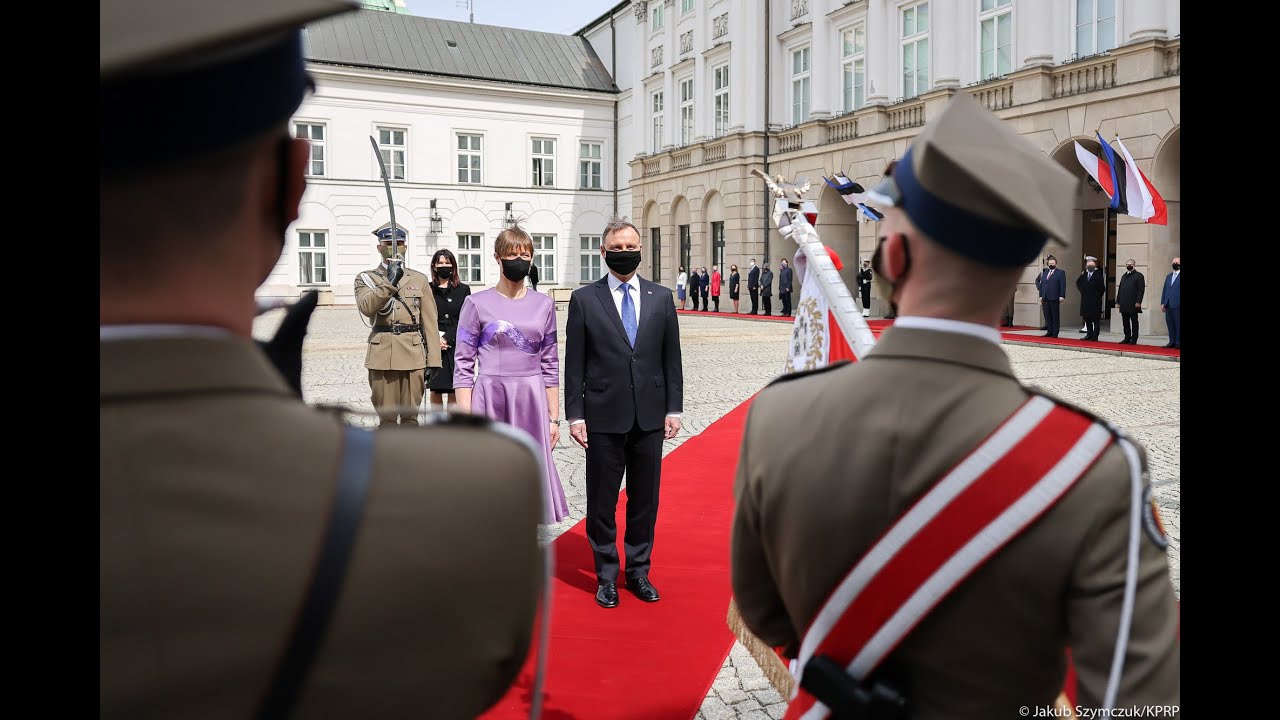 Uroczyste powitanie Prezydent Estonii