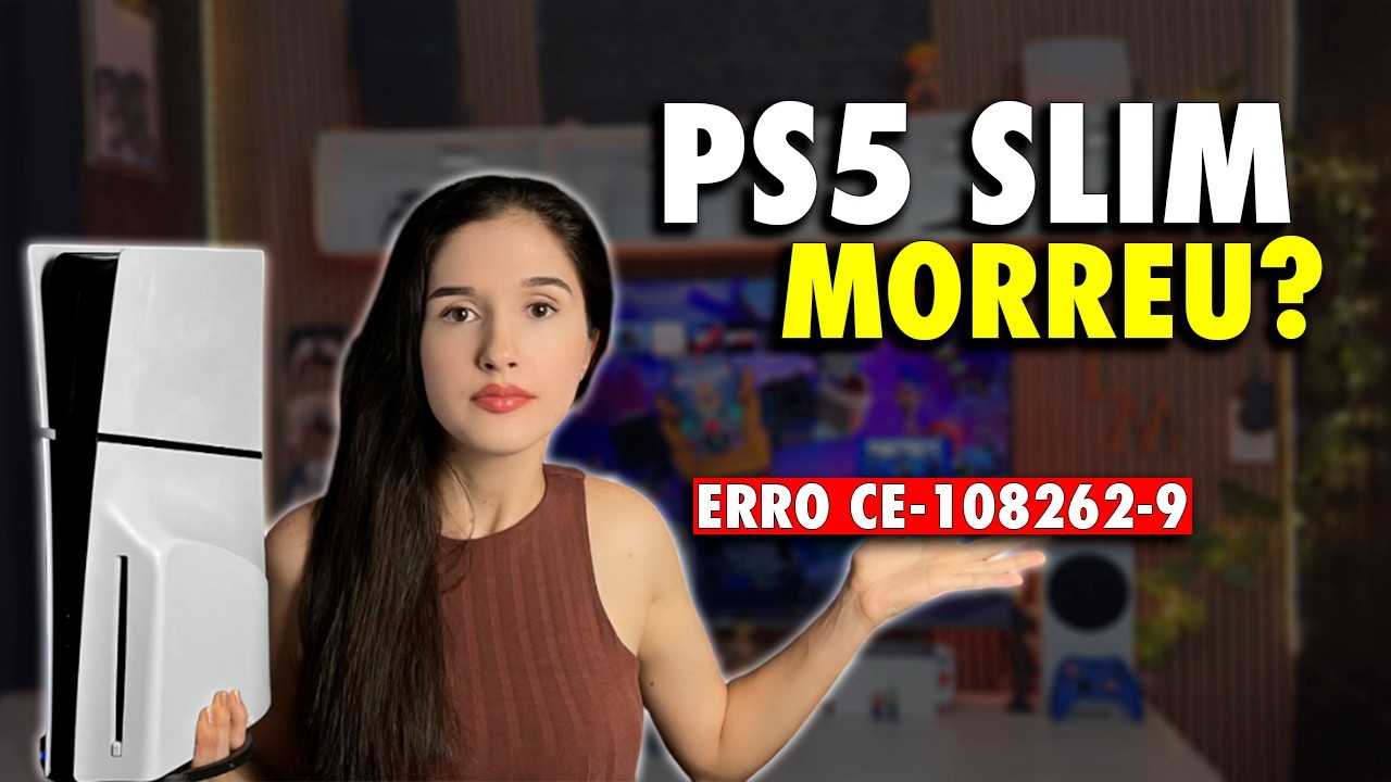 PS5 SLIM LIGA MAS NÃO DÁ VÍDEO? ERRO CE-108262-9 (VEJA COMO RESOLVER!)