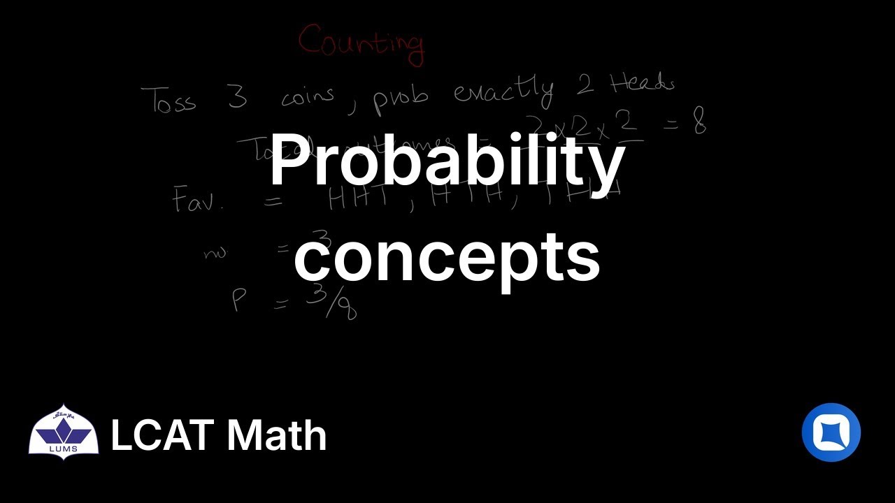 LUMS LCAT Math | 15.2 Probability concepts | Qallam
