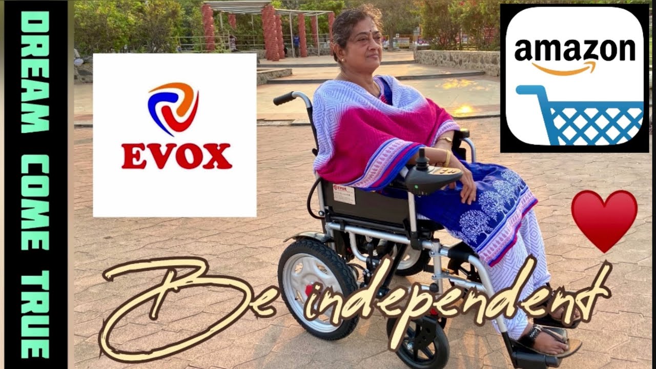 EVOX Electric foldable Wheelchair WC102ME | Parents mobility | ₹83000 we bought for ₹46500 #amazon✨✅