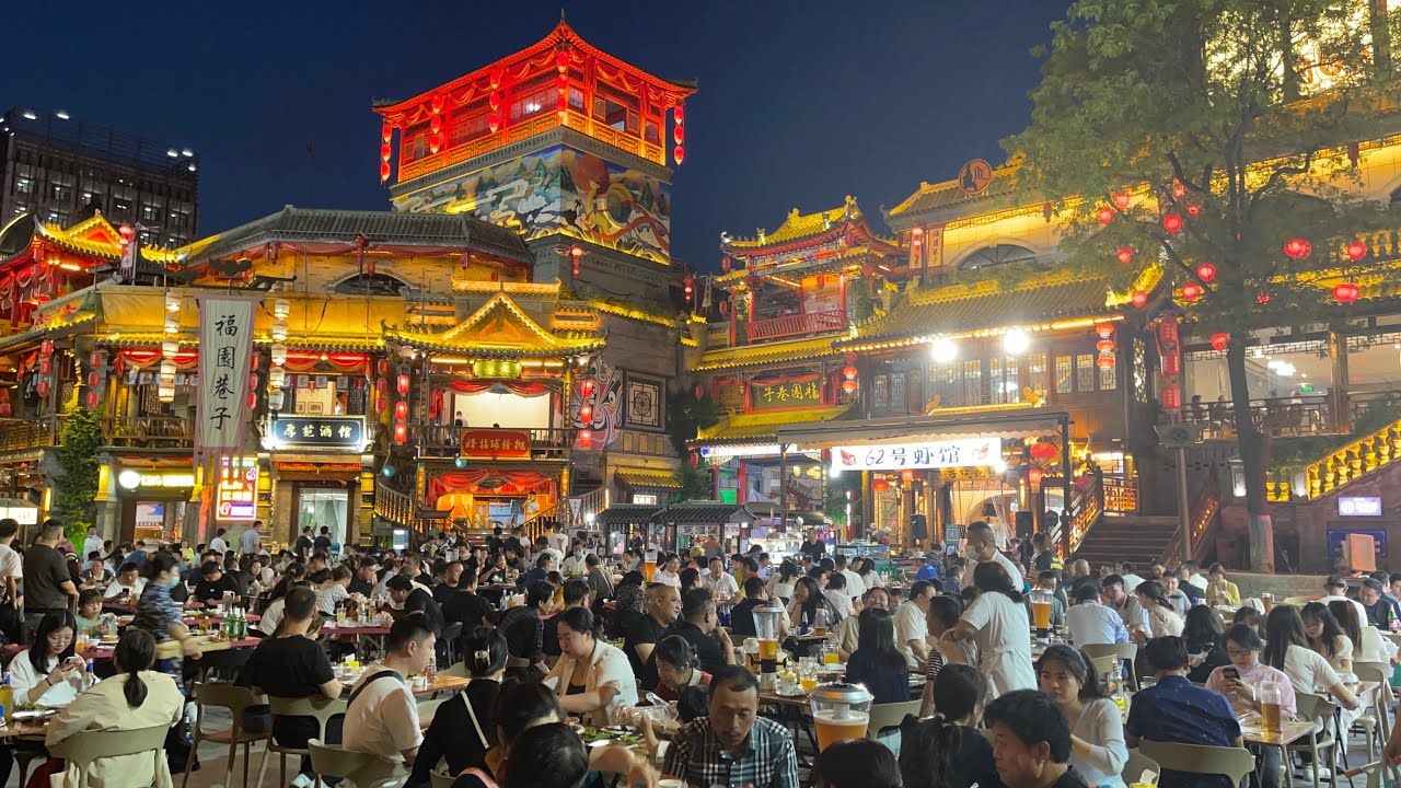 「4K HDR」Fuyuan alley, Xianyang, Xi'an/西安咸阳福园巷子 烟火古城