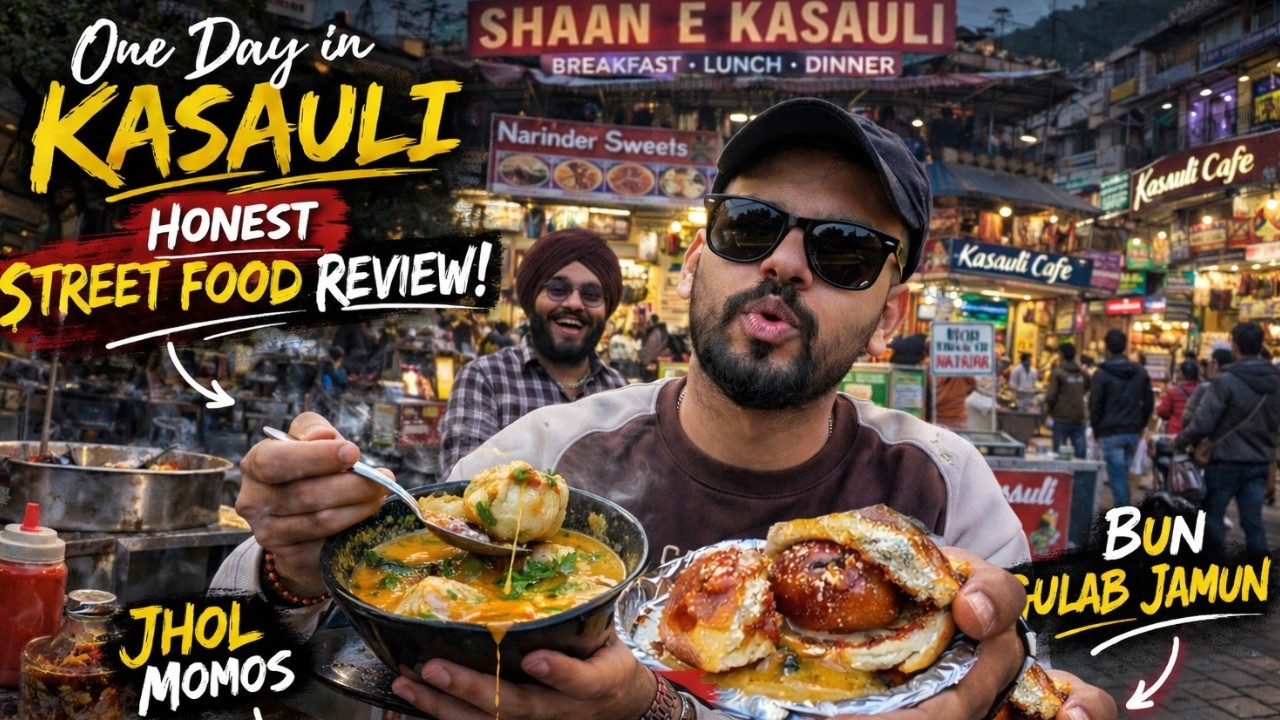 Kasauli Mein Yeh Kya Kha Liya 😳 | Street Food Honest Review