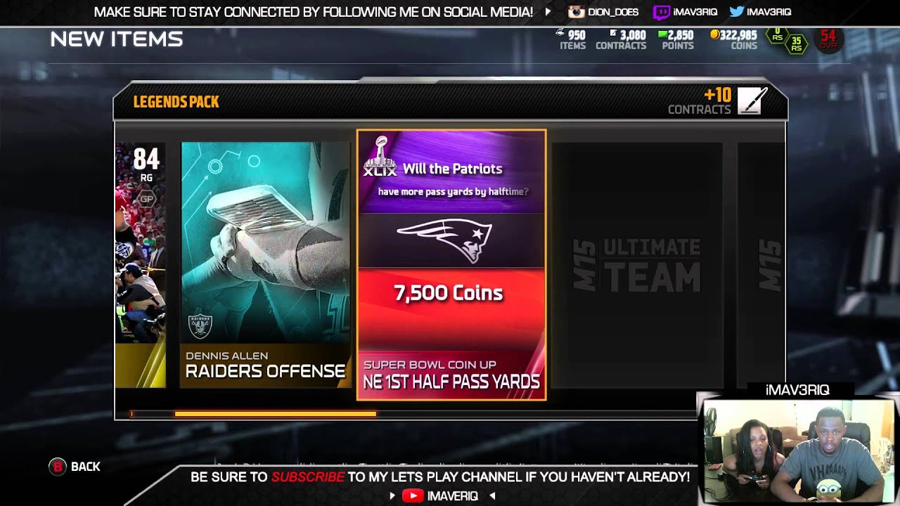 THAT AIN'T RIGHT! - Madden 15 Pack Opening Wager: Legend Bundle Opening