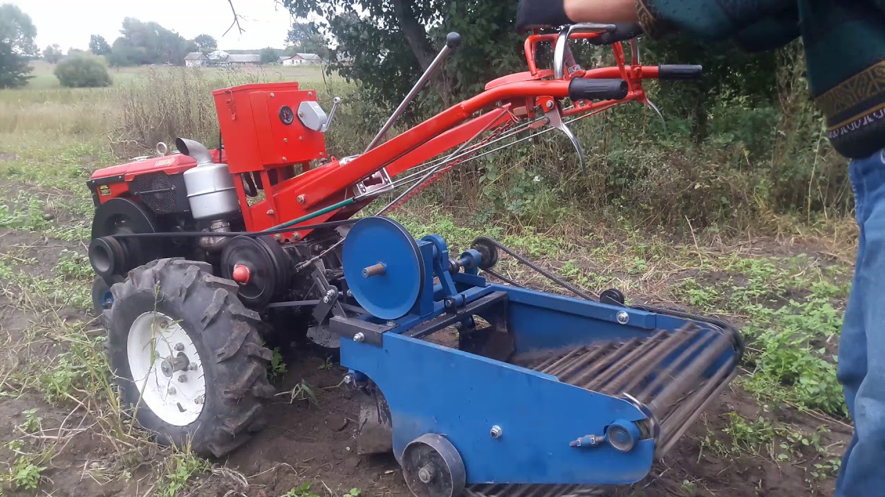 Транспортёрная Копалка к Мотоблоку 2017 ....