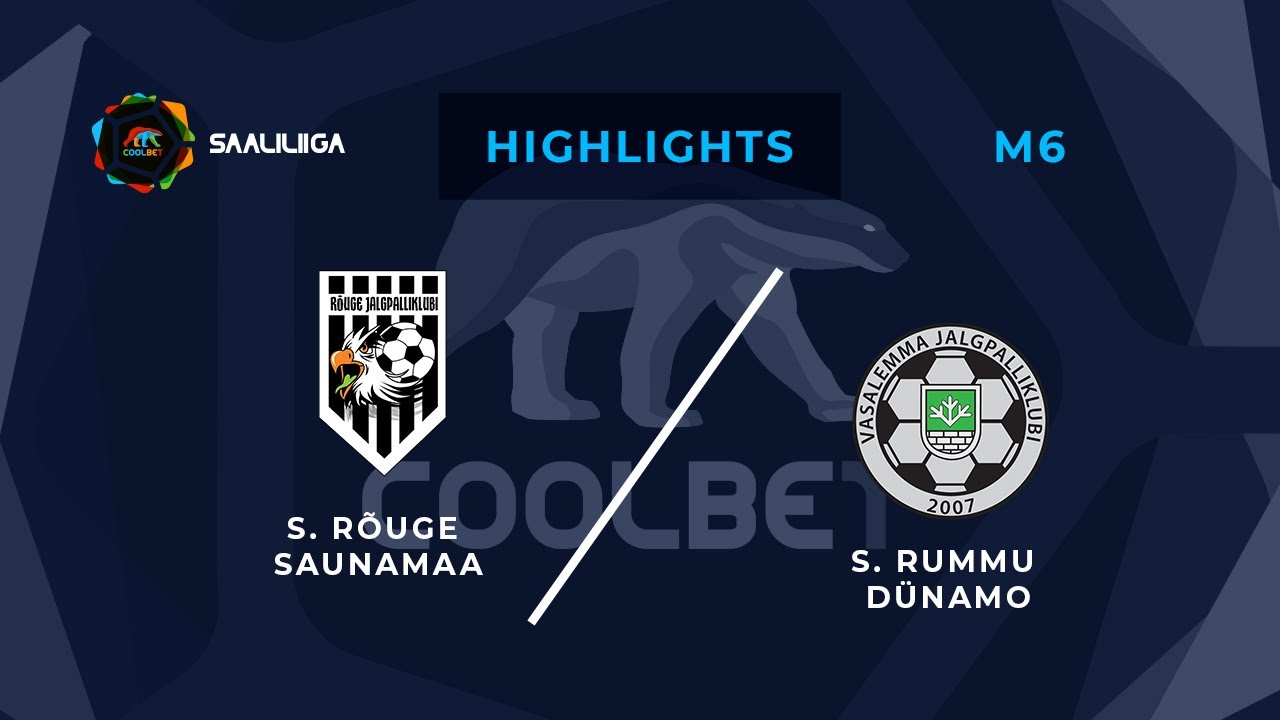 Rõuge Saunamaa - Rummu Dünamo. Coolbet Saaliliiga. MD 6. Highlights
