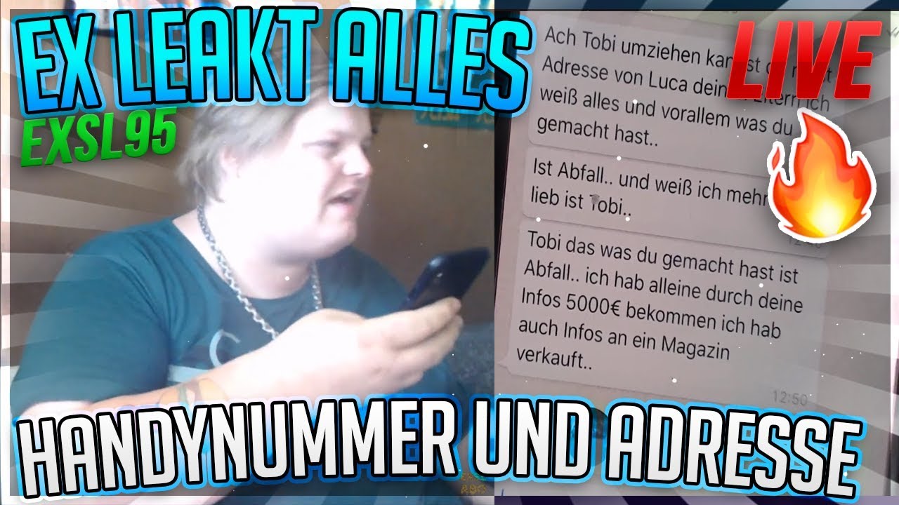 Exsl95 - Ex-Freundin LEAKT ALLES LIVE (HANDYNUMMER UND ADRESSE / POLIZEI) Exsl95 wird live angerufen