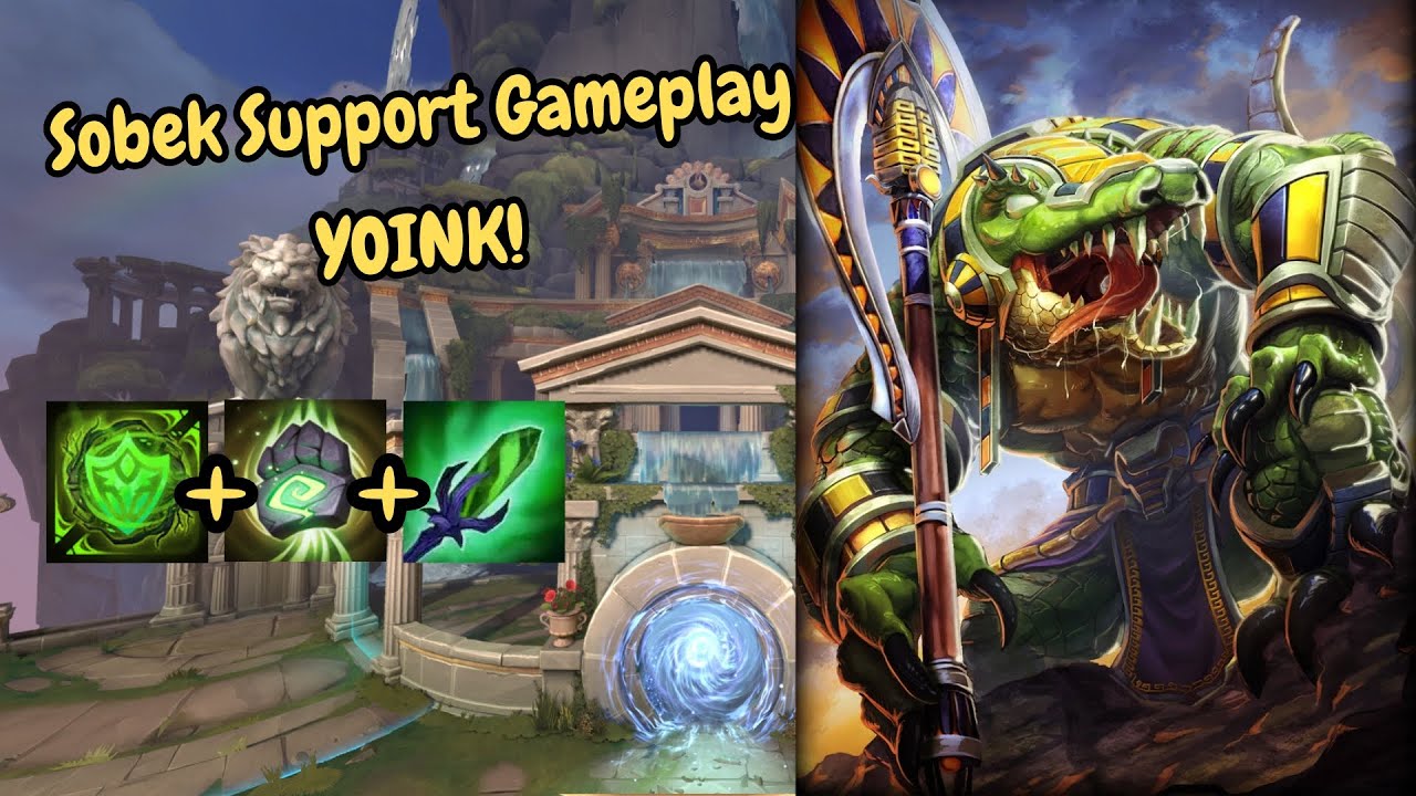 THIS WAS A GAME........ SOBEK SUPPORT / SMITE 2 / RANKED CONQUEST