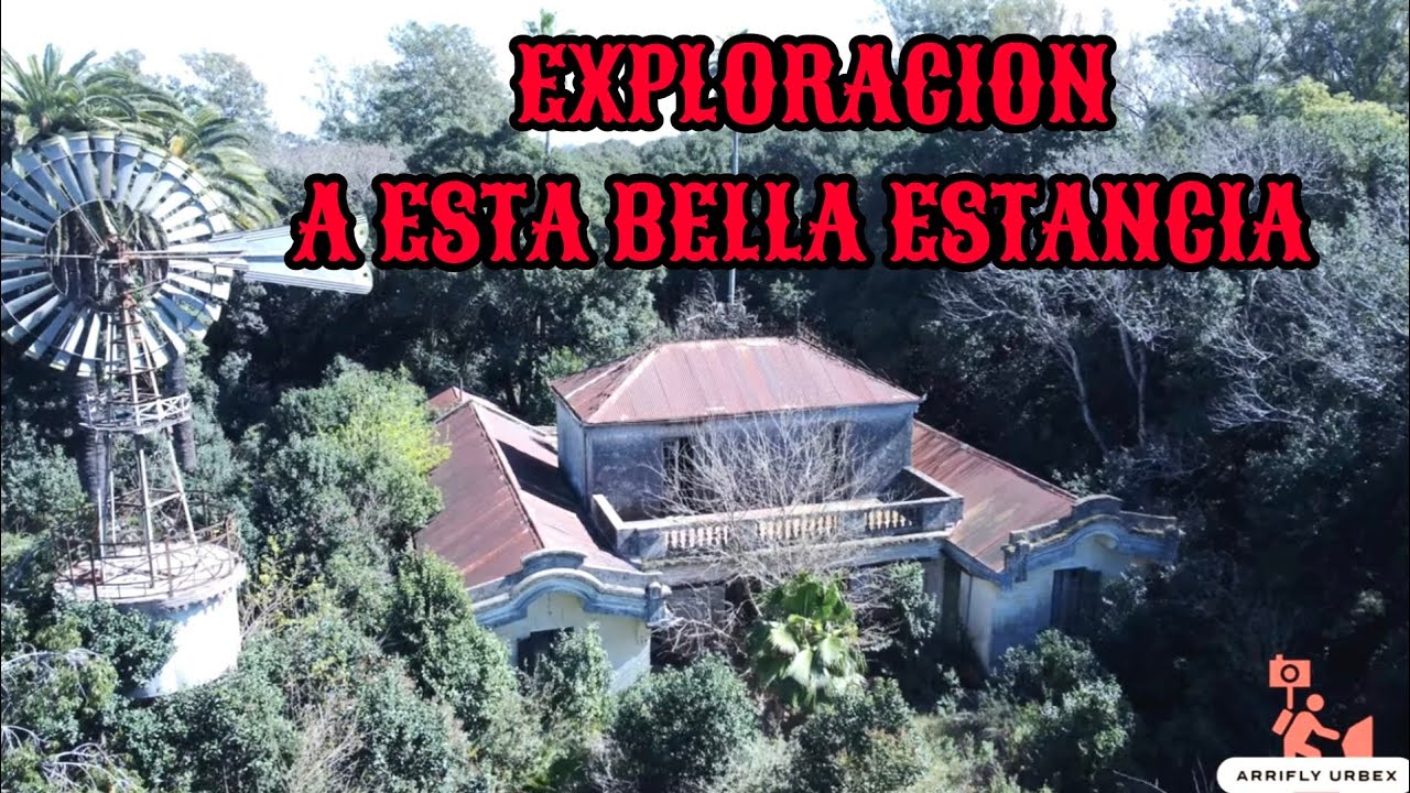 ¡INEXPLICABLE! .. ABANDONADA Y BELLISIMA  ESTANCIA DE PRINCIPIOS DEL SIGLO XX.