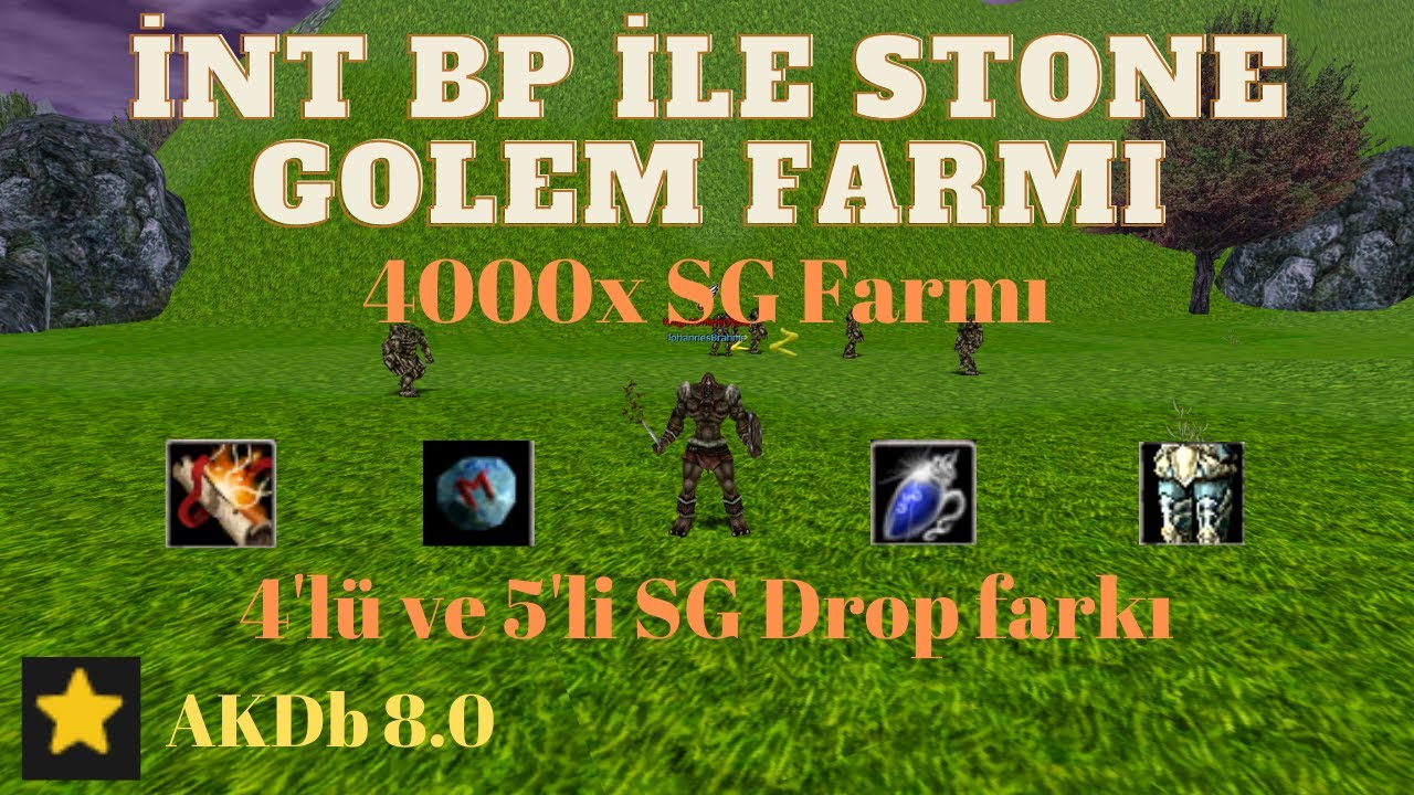 4000x Stone Golem Farmı | Priest Genie Ayarları | İNT BP ile Masrafsız Farm
