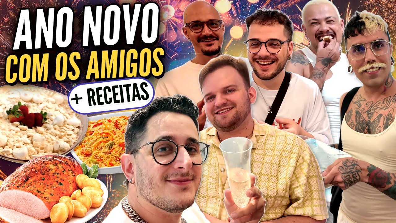 NOSSO ANO NOVO COM OS AMIGOS
