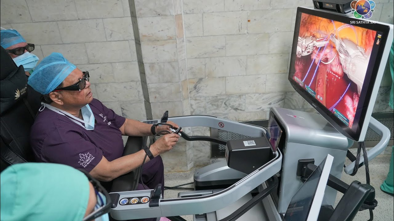 World&rsquo;s First Free Robotic Cardiac Surgery Performed at Puttaparthi | SSSIHMS - PG | Oct 15, 2025