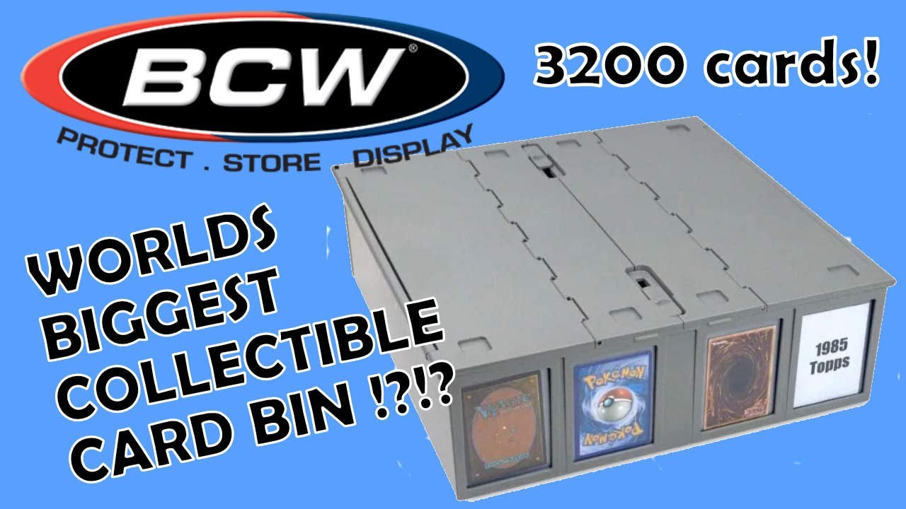 BCW biggest monster card storage box for 3200 cards! | Unboxing