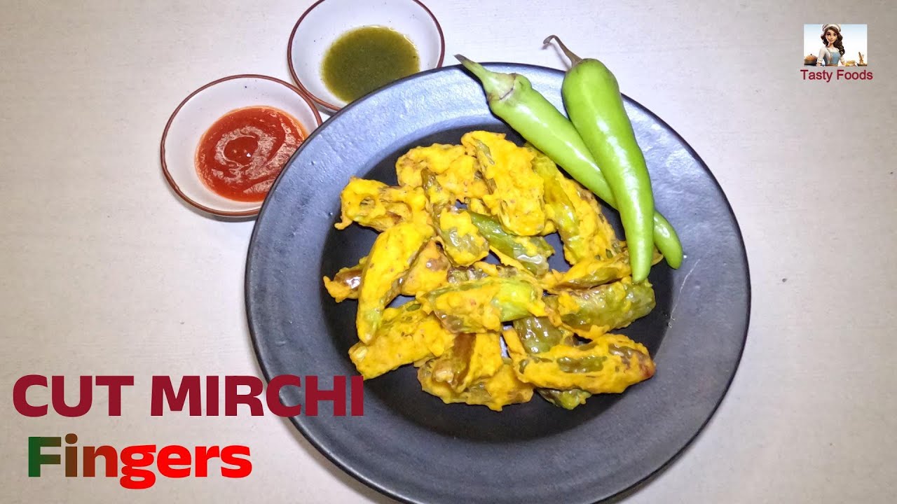 Cut Mirchi Fingers Recipe  ||  Mirchi fingers Recipe || Mirchi Bajji Recipe