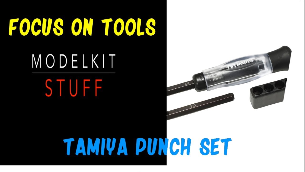Focus on tools for modelling, Tamiya, modelers punch and punch set
