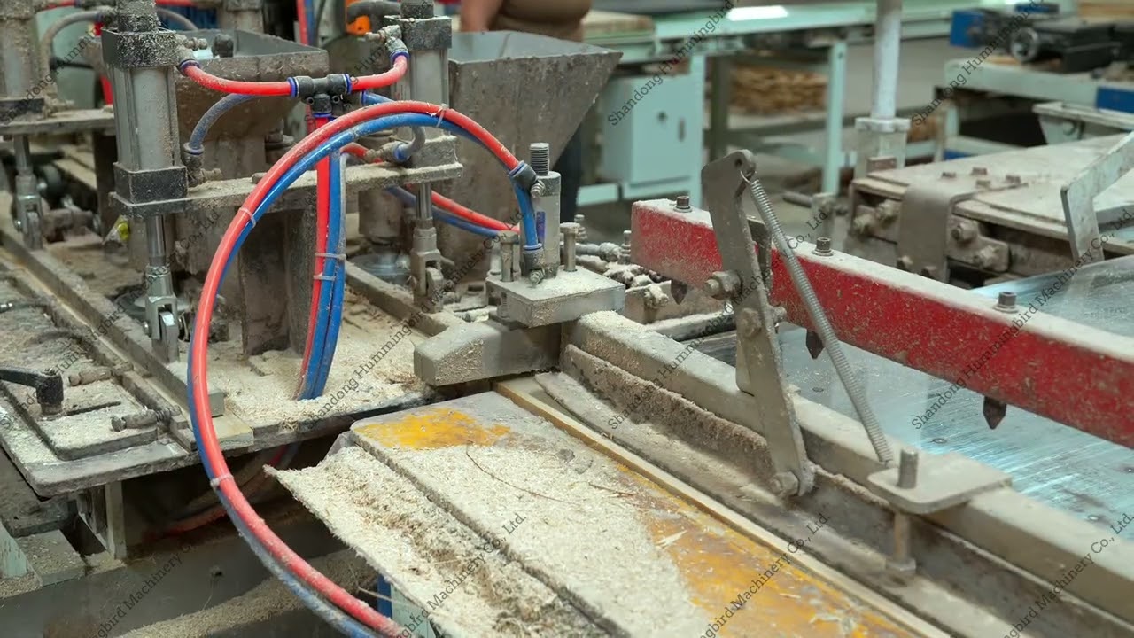 Blockboard 3-Press-2 Production Process | Full Line Running Video | Hummingbird Machinery