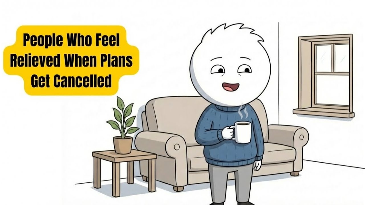People Who Feel Relieved When Plans Get Cancelled