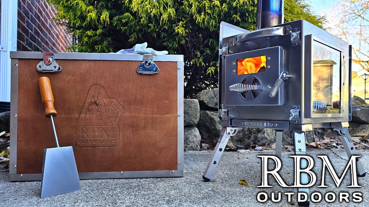 AMAZING WOOD BURNING STOVE CAMINUS S Small Wood Burning Camp Stove from RBM Outdoors