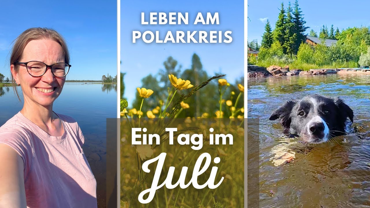 🇸🇪 Polarkreis-Vlog: Ein ganz normaler Juli-Tag ☀️