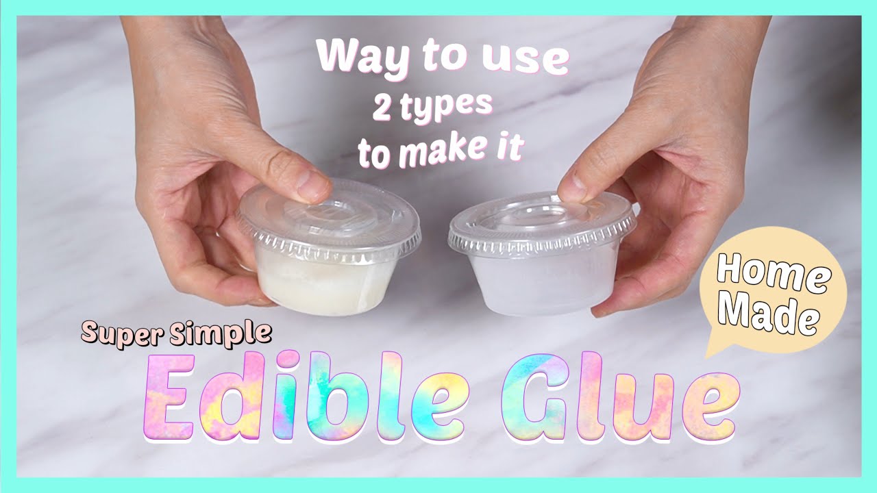 Homemade Edible Glue #flowercake #ggcakraft