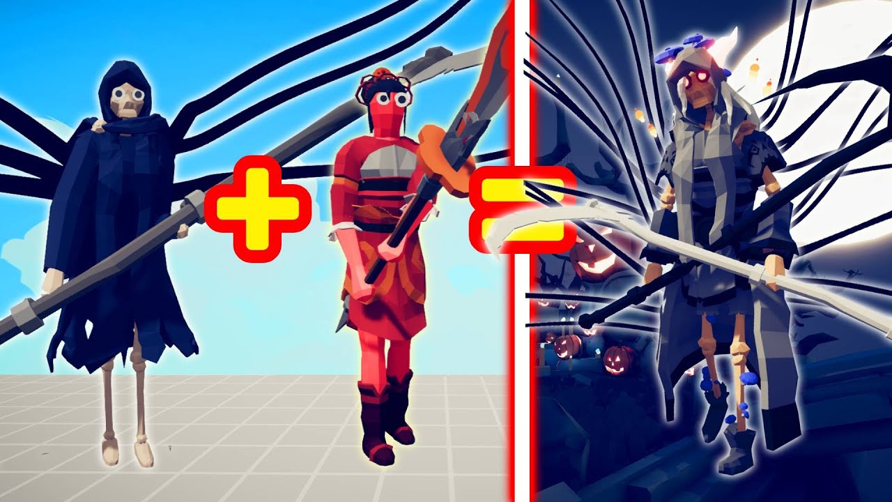 FUSION OF REAPER + LADY RED JADE | TABS - Totally Accurate Battle Simulator