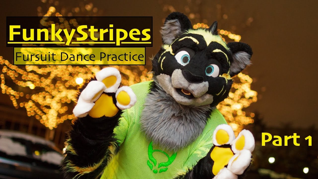 FunkyStripes Fursuit Dance Practice Part 1