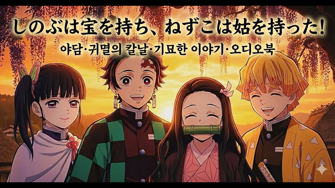 시노부는 보물을 가지고 네즈코는 시어머니를 가졌다! 귀멸의 칼날. Demon Slayer