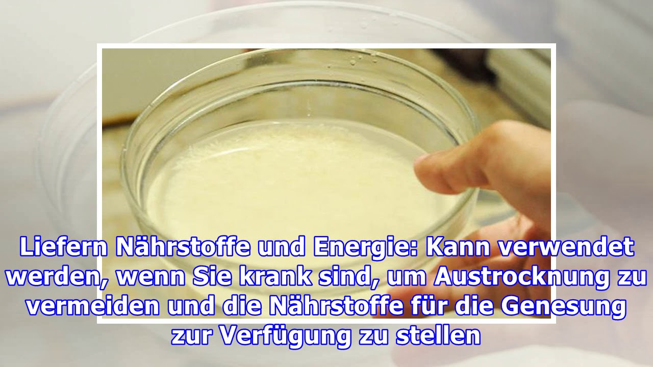 Reiswasser f&uuml;r Durchfall