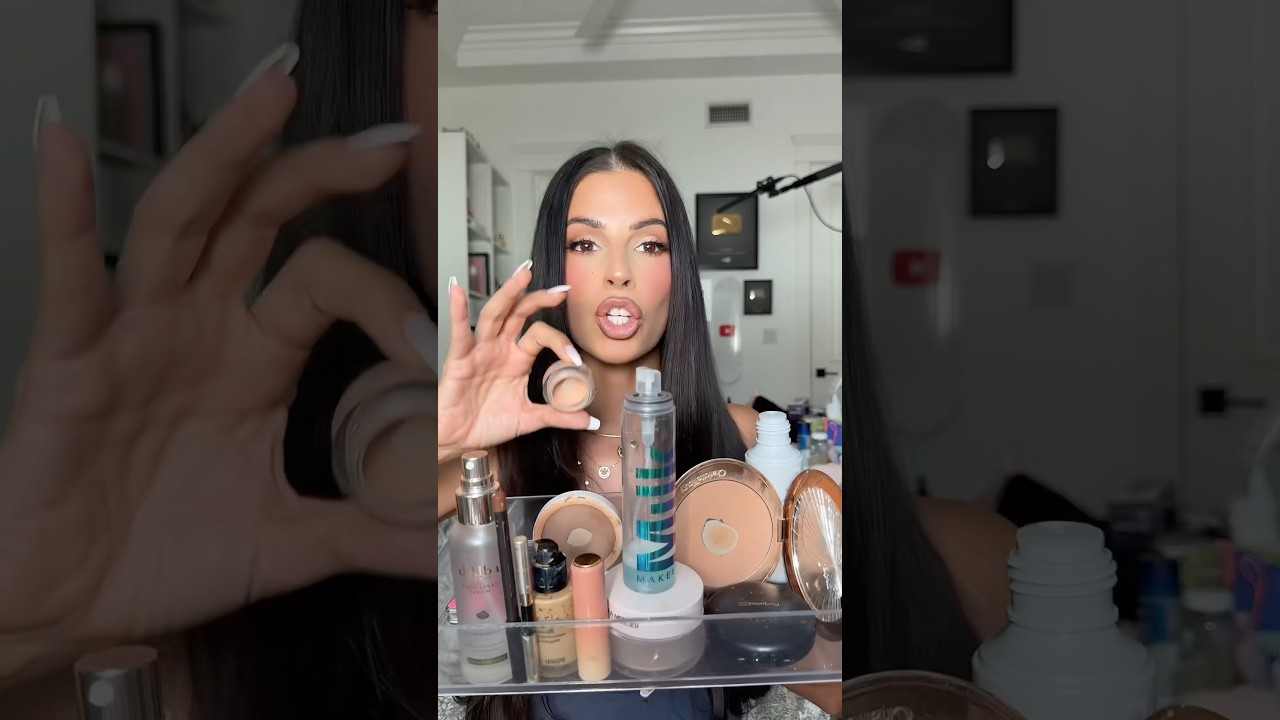 Full face of makeup I hit pan on #makeupchallenge