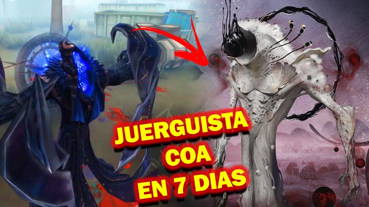 JUERGUISTA ANTES de su SKIN del COA ☠️| identity v español