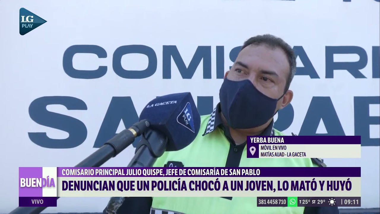 El comisario de San Pablo confirmó que es un policía el que chocó y mató a un joven
