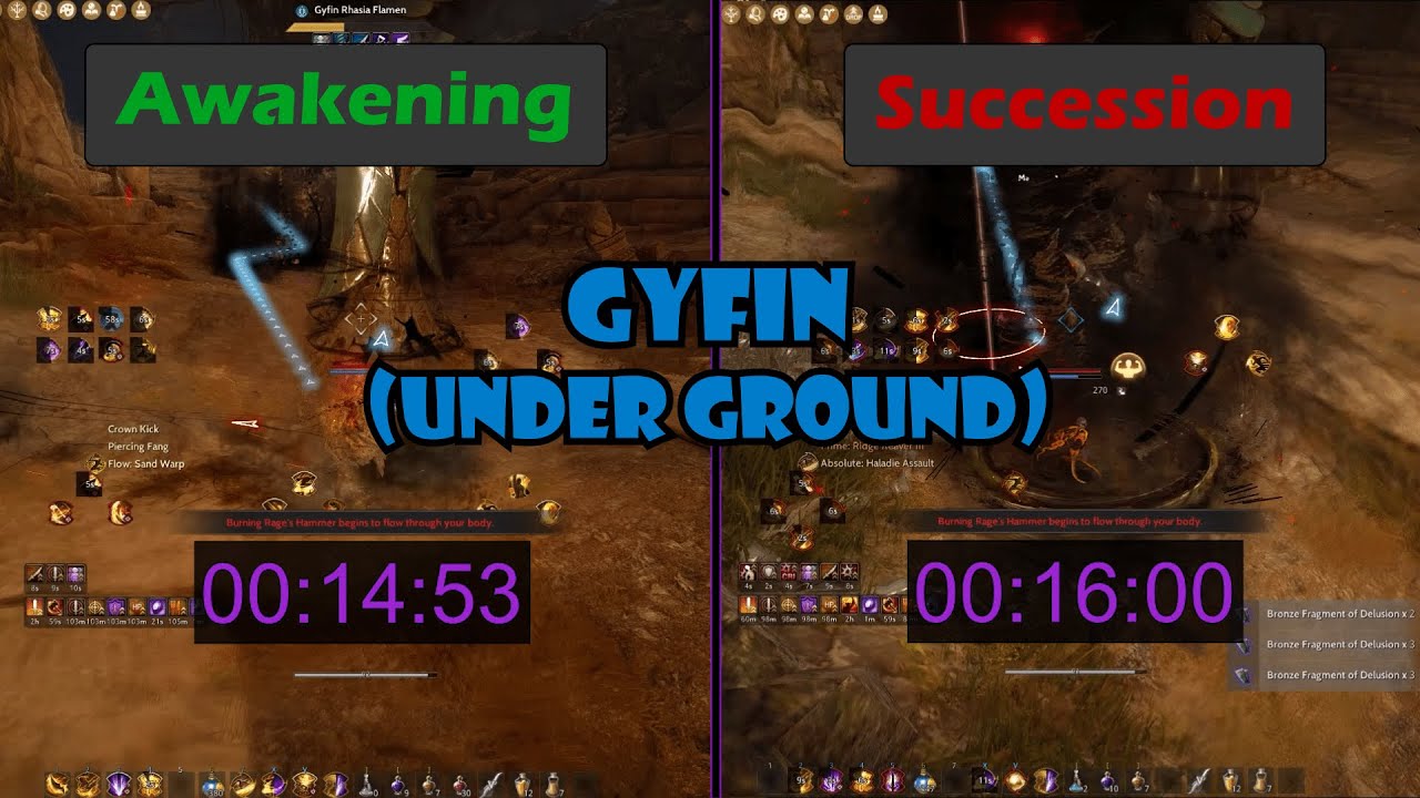 Hashashin BDO | Clearing Speed Comparison | Awakening VS Succession