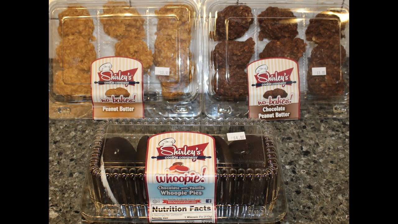 Shirley’s Cookie Company: Peanut Butter & Chocolate Peanut Butter No-Bakes & Whoopie Pies