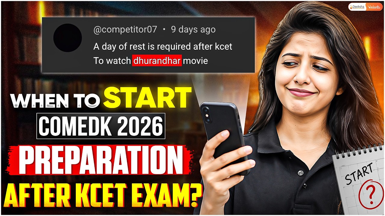 🚨 When to Start COMEDK 2026 Prep After KCET? 🔥 | Watch For Smart Strategy 🚀 #dhurandhar #comedk