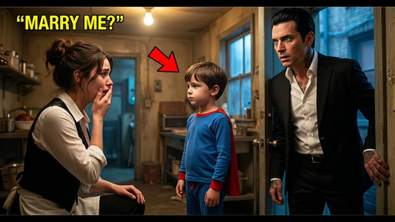 A Little Boy Proposed to a Waitress — She Had No Idea His Dad Was a Mafia Boss.